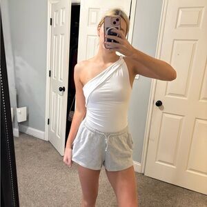 Abercrombie one shoulder bodysuit